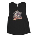 Astrocat - Retro graphic Women's Muscle Tank