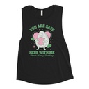 Avo Love - Typographic Cartoon Streetwear Women's Muscle Tank