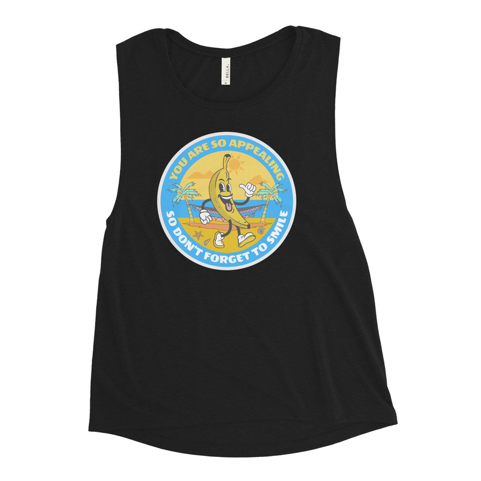 Banana project _-) Women's Muscle Tank