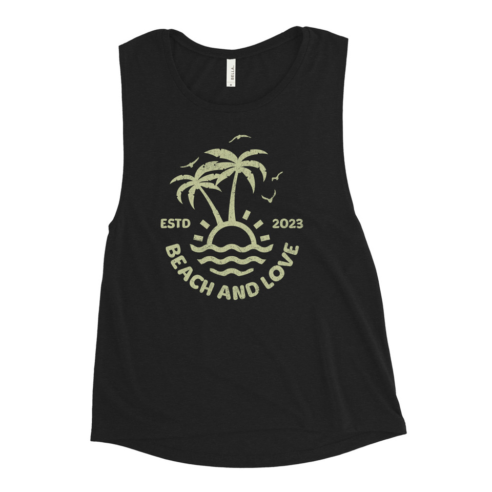 Beach and Love Women's Muscle Tank