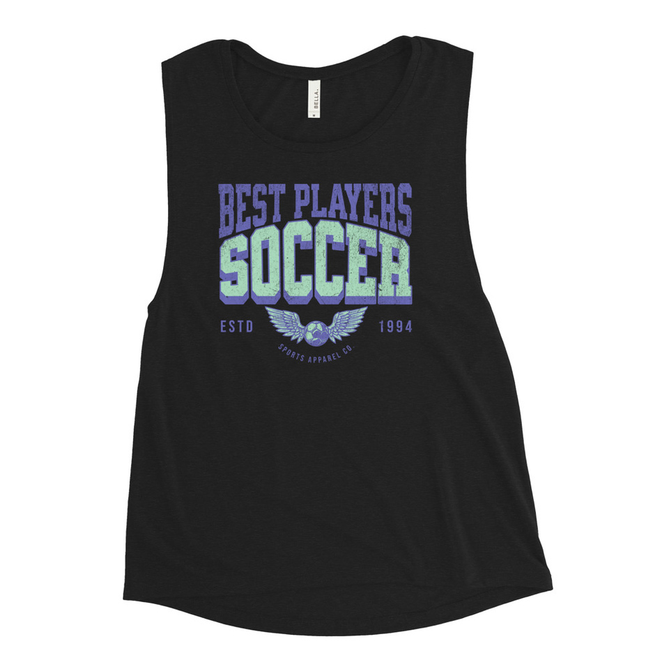 Best Players Soccer Women's Muscle Tank