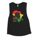 Black History Month - African Continent Women's Muscle Tank