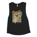 Born 2 Skate - Retro Skeleton Women's Muscle Tank