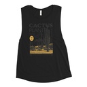 Cacus Plant - Desert Women's Muscle Tank