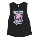 Cancun Positive Vibes Women's Muscle Tank