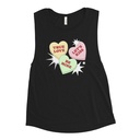Candy Hearts - Valentine's Day Women's Muscle Tank