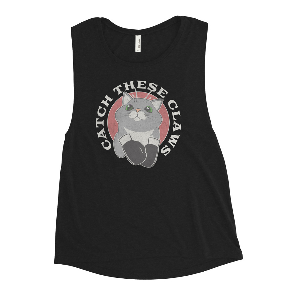 Catch These Claws - Cute Cat Women's Muscle Tank