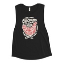 Chickens Are Awesome - Butcher Cuts Women's Muscle Tank