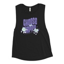 Choose Happy (2) Women's Muscle Tank