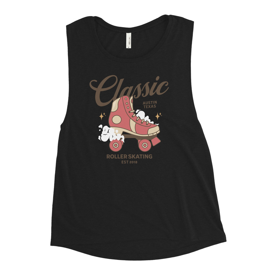 Classic Roller Skating - Sports Apparel Women's Muscle Tank