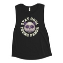 Cool Panda with Sunglasses -  Women's Muscle Tank