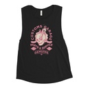 Customs Garage - Flaming Skull Women's Muscle Tank