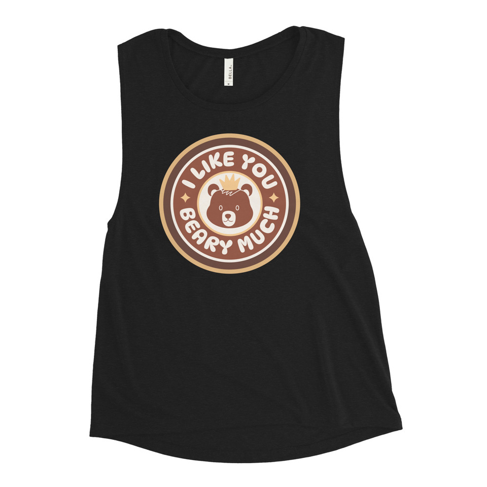 Cute Bear - AI Women's Muscle Tank