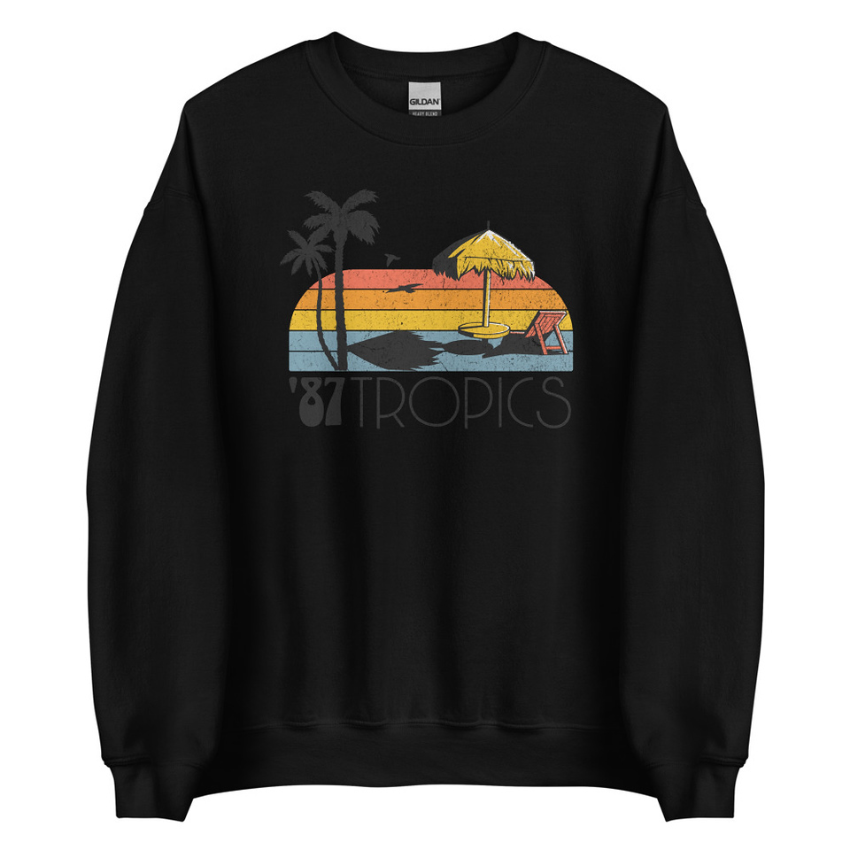 '87 Tropics Unisex Crew Neck Sweatshirt