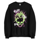 'Enjoy Your Trip' Punk Skull Unisex Crew Neck Sweatshirt