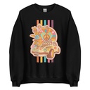 60s flower power Unisex Crew Neck Sweatshirt