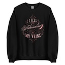 Adrenaline in my Veins - Victorian Unisex Crew Neck Sweatshirt