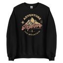 Adventure Explore The Mountain Unisex Crew Neck Sweatshirt