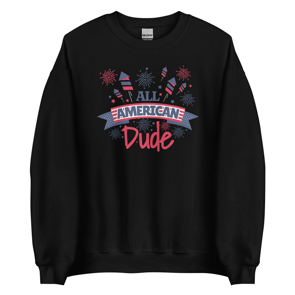 All American Unisex Crew Neck Sweatshirt