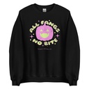 All Fangs No Bite - Halloween Unisex Crew Neck Sweatshirt