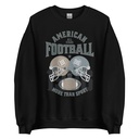 American All Star Football - Sports Helmet Unisex Crew Neck Sweatshirt