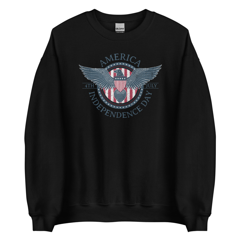 American Eagle Badge Unisex Crew Neck Sweatshirt
