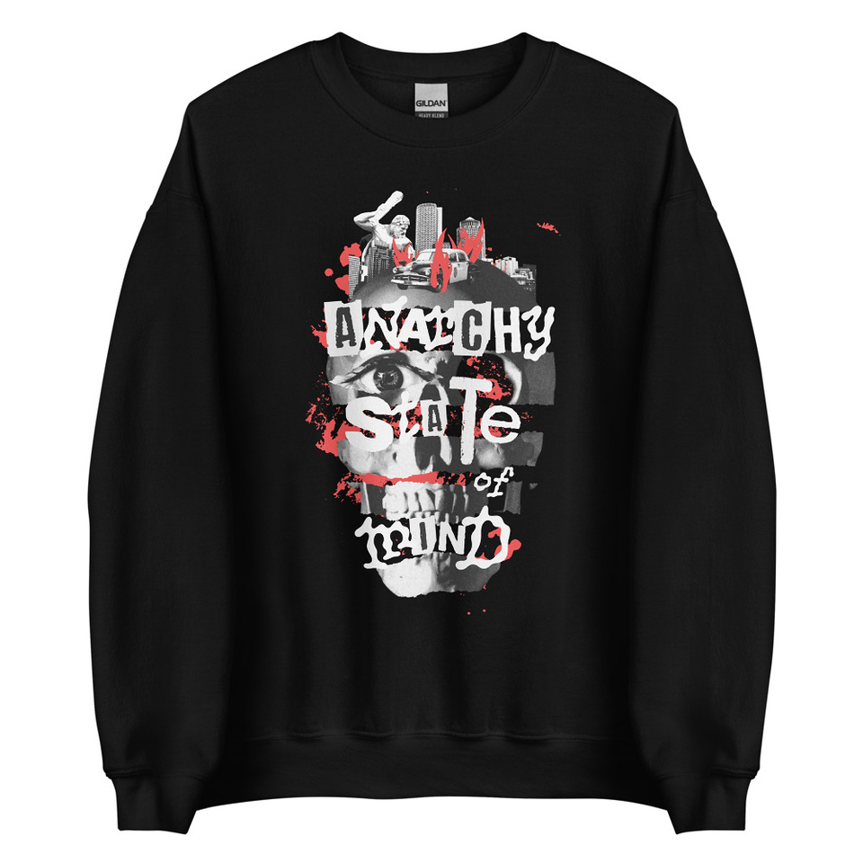 Anarchy State of Mind Unisex Crew Neck Sweatshirt