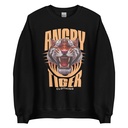 Angry Tiger - AI Unisex Crew Neck Sweatshirt