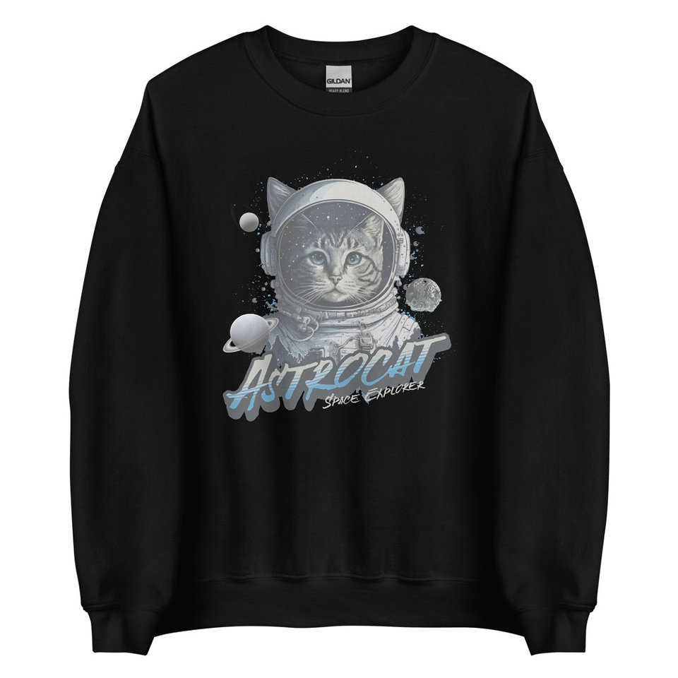 Astrocat Unisex Crew Neck Sweatshirt