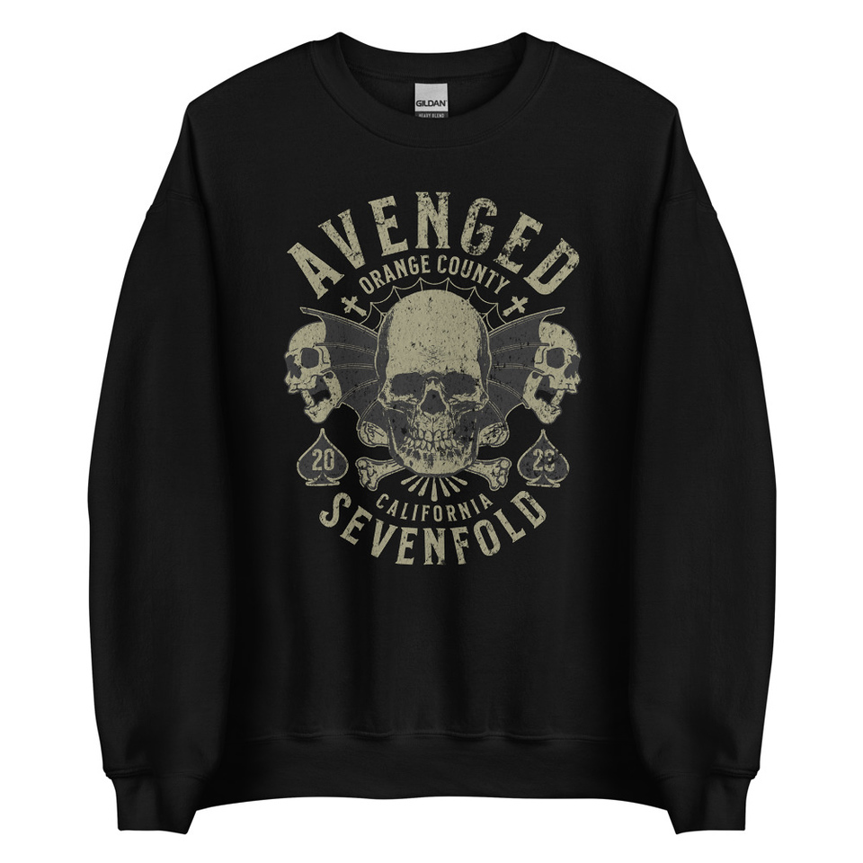 AVENGED SEVENFOLD Unisex Crew Neck Sweatshirt
