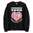 Baby Announcement - Feeding Bottle Unisex Crew Neck Sweatshirt