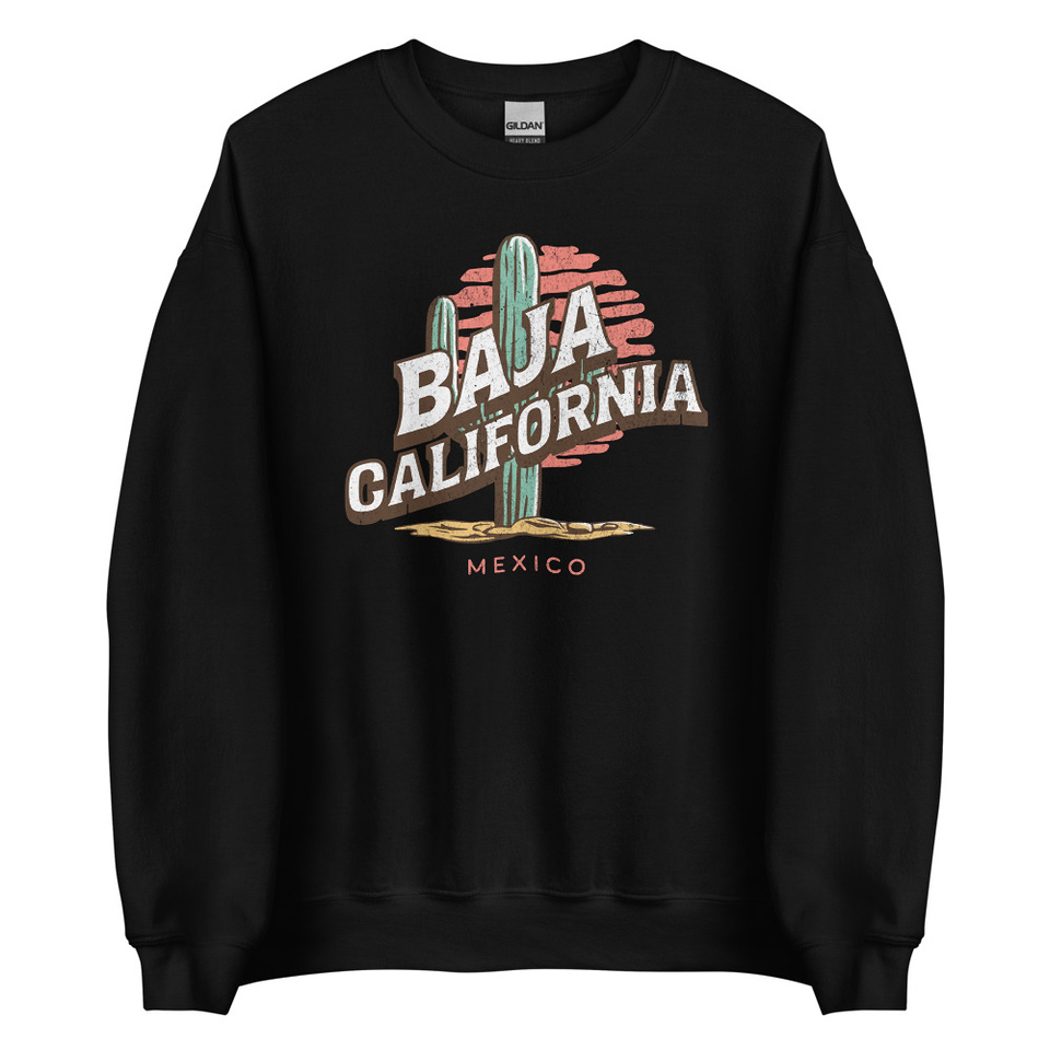 Baja Cali Mexico Unisex Crew Neck Sweatshirt