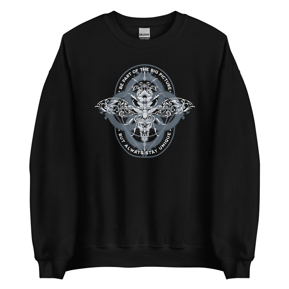 Be Part of the Big Picture - Insect Unisex Crew Neck Sweatshirt