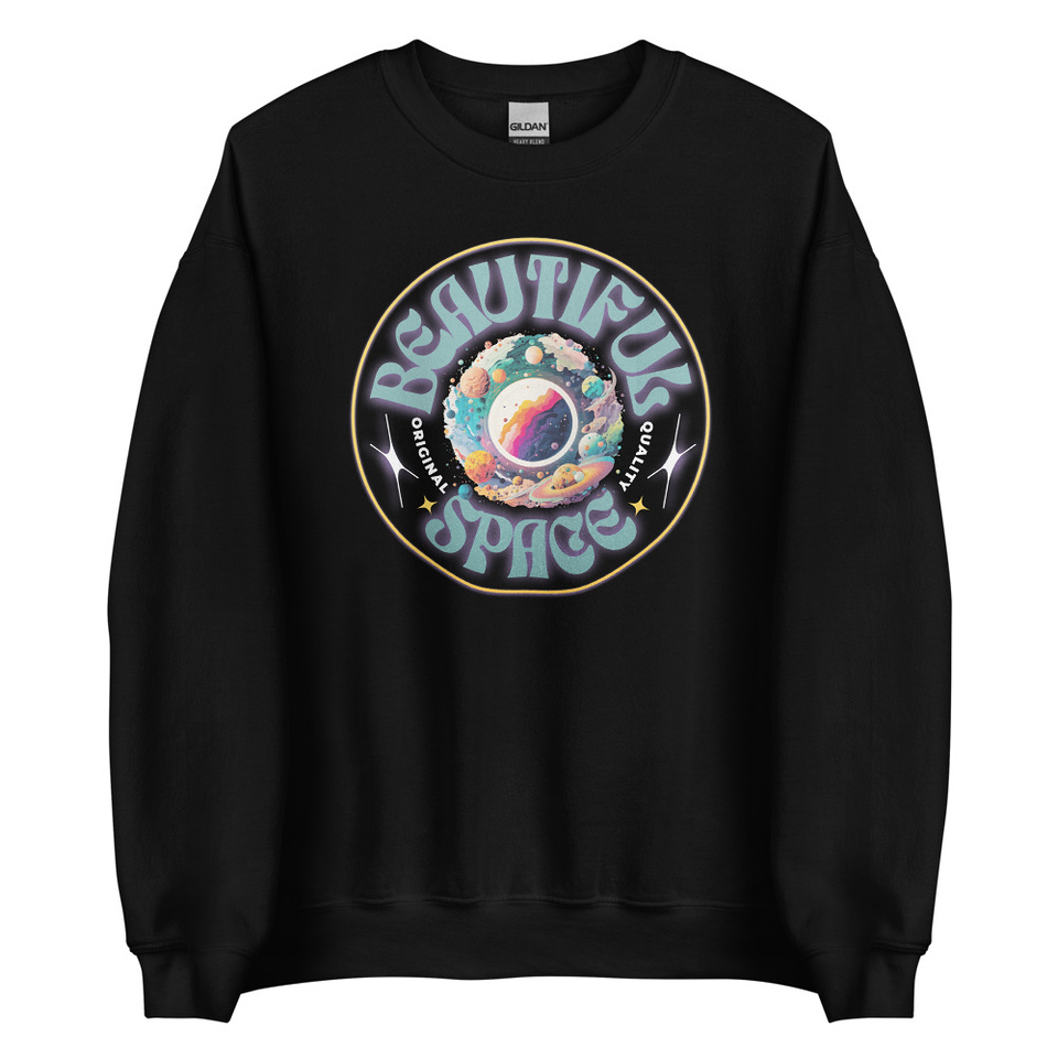 Beautiful Space Unisex Crew Neck Sweatshirt