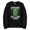 Beware of Frankenstein - Scary Halloween Unisex Crew Neck Sweatshirt