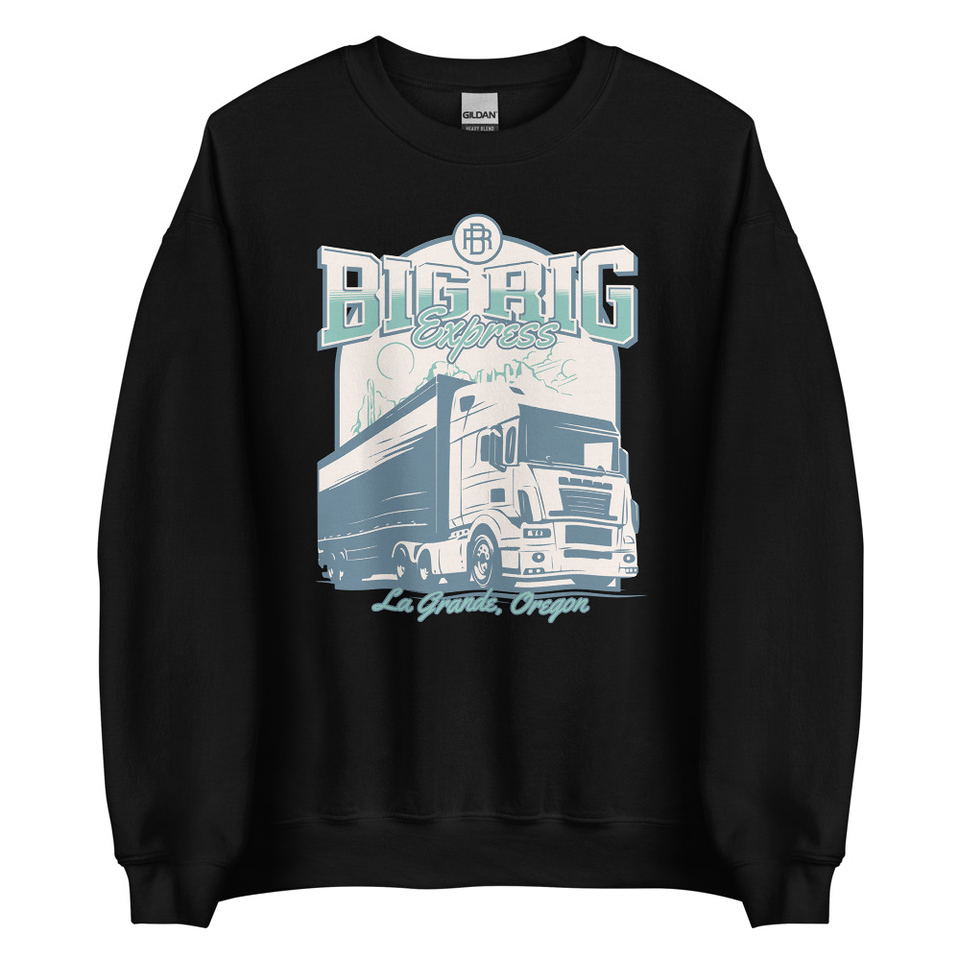 Big Rig Express Unisex Crew Neck Sweatshirt