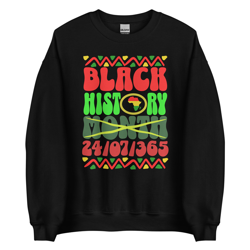 Black History Month Unisex Crew Neck Sweatshirt