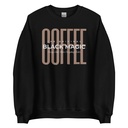 Black Magic - Minimal Modern Coffee Quote Unisex Crew Neck Sweatshirt