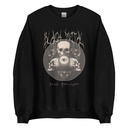 Black Metal - Hardcore skull theme design Unisex Crew Neck Sweatshirt