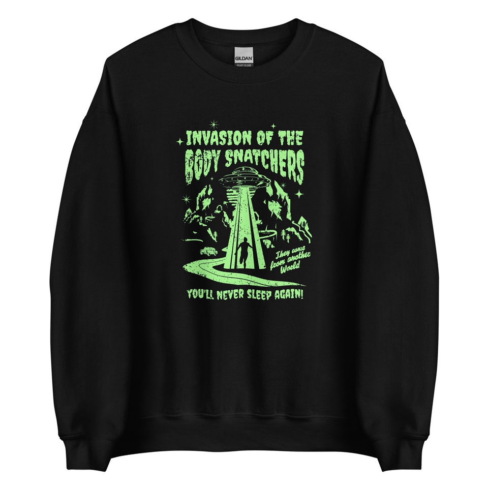 Body Snatchers - UFO Invasion Unisex Crew Neck Sweatshirt
