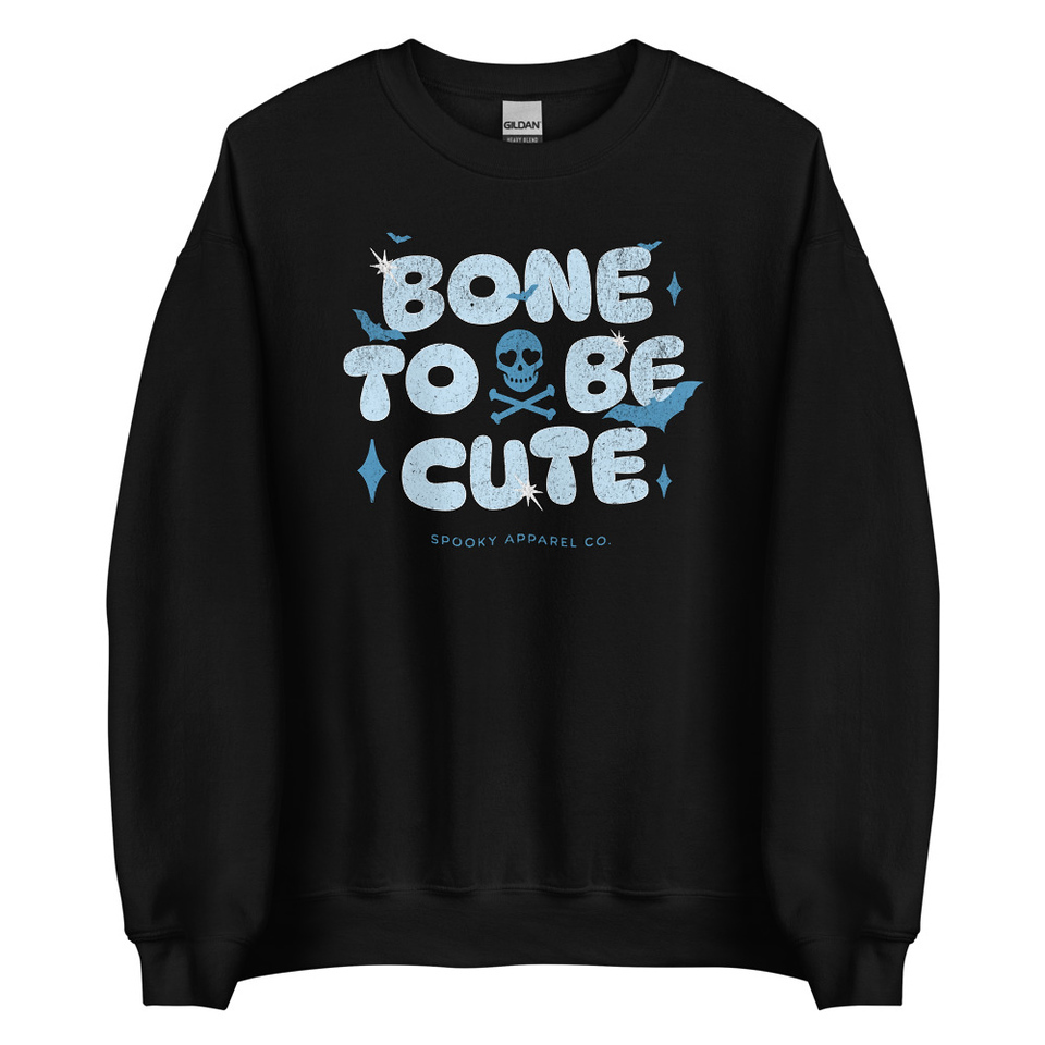 Bone To Be Cute - Halloween Unisex Crew Neck Sweatshirt