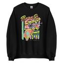 Born 2 Skate - Retro Skeleton Unisex Crew Neck Sweatshirt