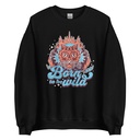 Born to be Wild - Tiger Unisex Crew Neck Sweatshirt