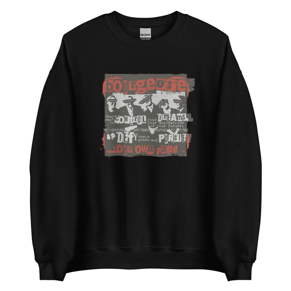 Bourgeoisie Unisex Crew Neck Sweatshirt