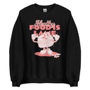 Burger Mascot Unisex Crew Neck Sweatshirt
