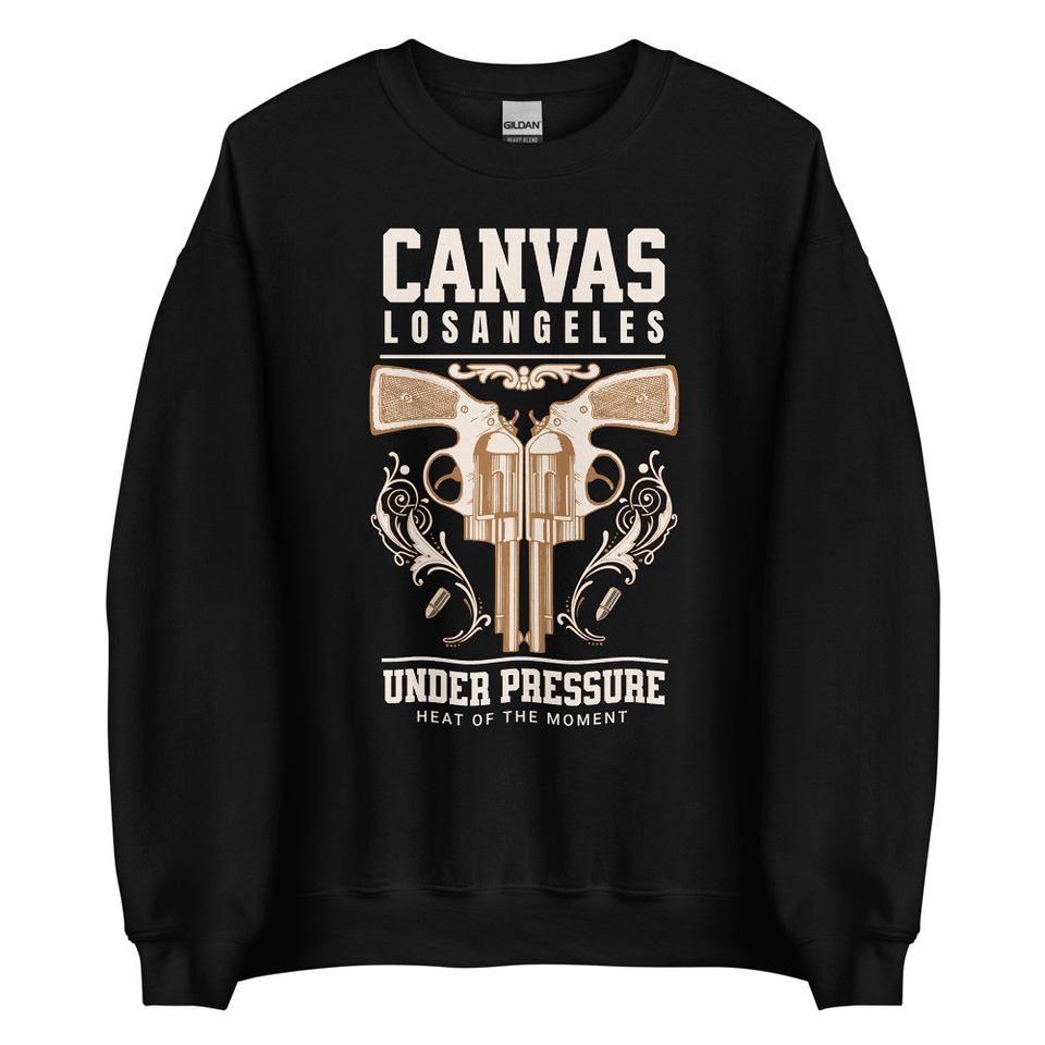 Canvas Los Angeles under pressure Unisex Crew Neck Sweatshirt