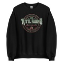 Christmas Tree Farm - Vintage Holiday Badge Unisex Crew Neck Sweatshirt