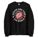 Coffee and Then The World - Earth Unisex Crew Neck Sweatshirt
