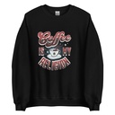 Coffee is my Religion - Funny Unisex Crew Neck Sweatshirt