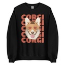 Corgi Loves - Cute Dog Unisex Crew Neck Sweatshirt